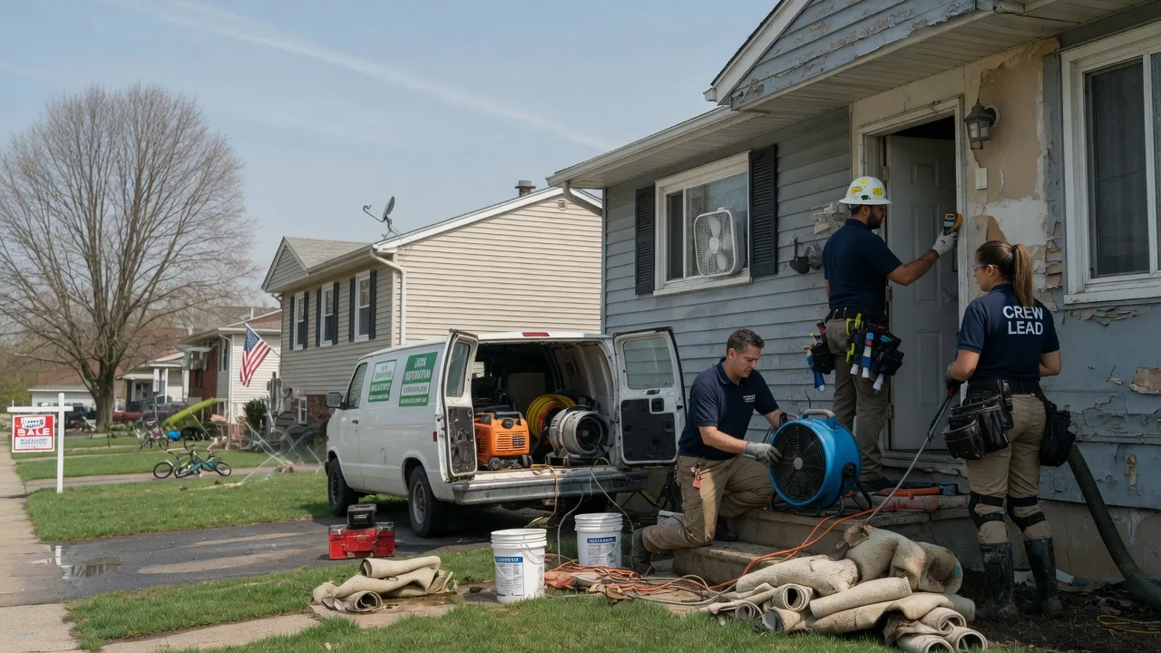 Flood Cleanup in Morning Sun, IA near me