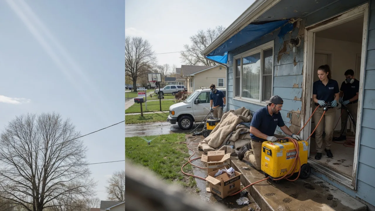 Basement Flood Cleanup in Morning Sun, IA near me